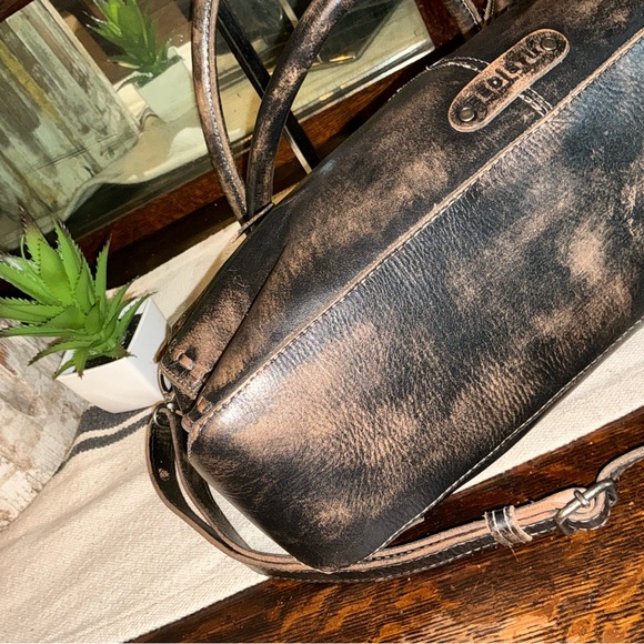 Bed Stu Rockababy Satchel Shoulder Crossbody Black Hand Wash MSRP $295 - Picture 9 of 12